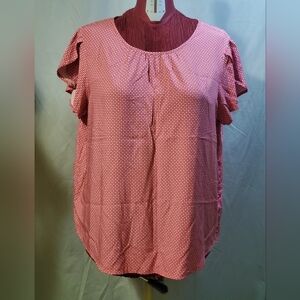 Liz Claiborne Short Split Sleeves.  Size XXL